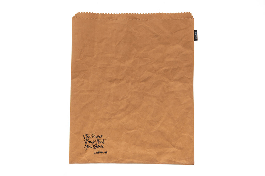 Caliwoods Reusable Paper Bags - Flat