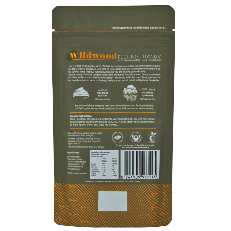 Wildwood Feeling Dandy with Chaga & Lion's Mane