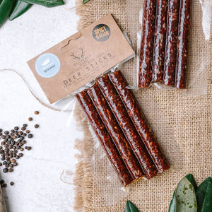 Dry Aged Wild NZ Venison Deer Sticks