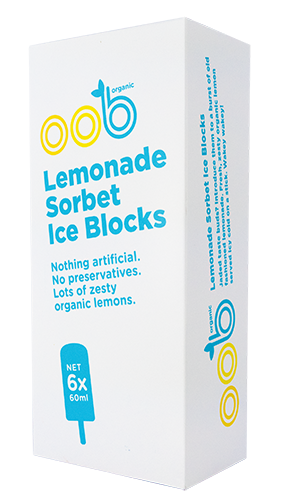 oob Organic Sorbet Iceblocks - 6 pack