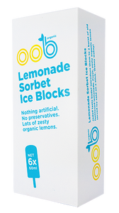 oob Organic Sorbet Iceblocks - 6 pack