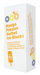 oob Organic Sorbet Iceblocks - 6 pack