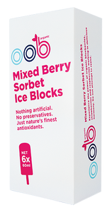 oob Organic Sorbet Iceblocks - 6 pack